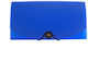Officenet Clipboard Flexible Accordion for Paper A4 Blue 1pcs