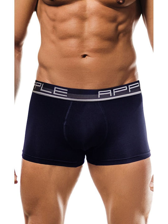 Apple Boxer Herren Boxershorts Navy/Grey 1Packung