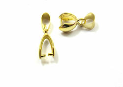 Metallic Link for Jewelry Gold 2x0.7cm.