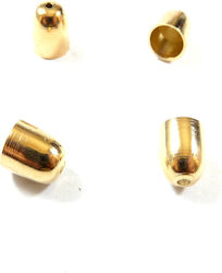 Metallic Terminal for Jewelry Gold 0.7x0.6cm.