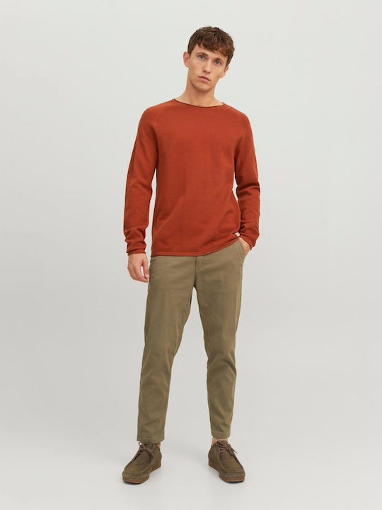 Jack & Jones Long Sleeve Sweater Cinnabar