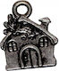 Tatu Moyo Charms Metallic Pendant Motif for Jewelry 1.7x1.3cm. Set 100pcs