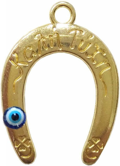 Tatu Moyo Charms Metallic Pendant Motif for Jewelry Gold in Shape Eye Set 10pcs