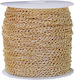 Kostibas Fashion Metallic Chain for Jewelry Golden