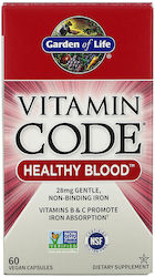 Garden Of Life Vitamin Code Healthy Blood 60 Capsule Pe Bază De Plante Garden Of Life Vitamin Code Healthy Blood 60 Capsule Pe Bază De Plante