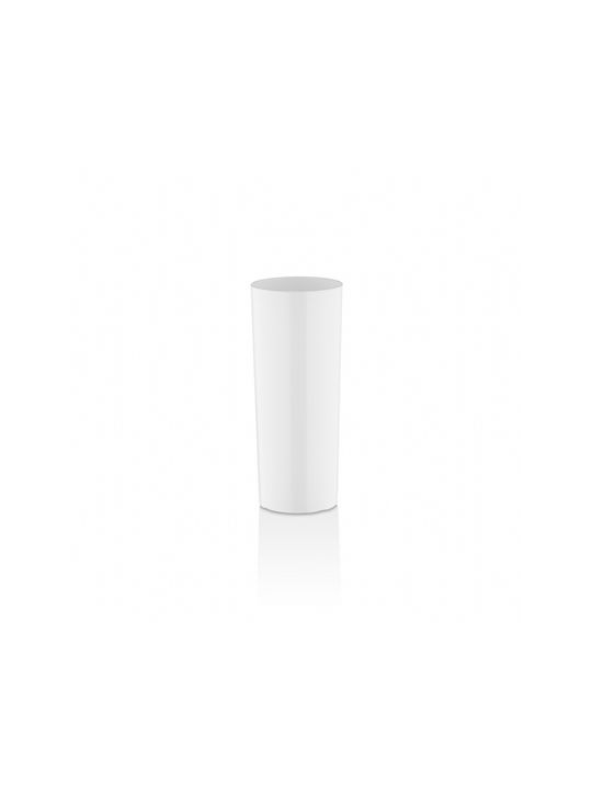 Gastroplast Glas Wasser aus Plastik in Weiß Farbe 340ml
