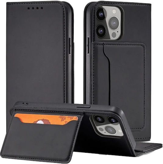 Magnet Wallet Δερματίνης / Δερμάτινο Μαύρο (Galaxy S23 Ultra)