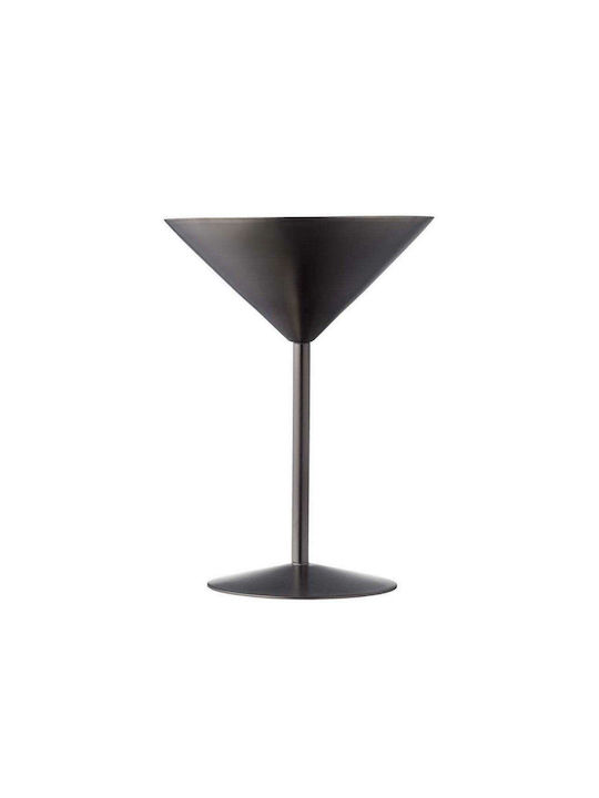 Lyngby Glass Set Cocktail/Drinking made of Stainless Steel in Black Color Stacked 250ml 2pcs