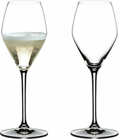 Riedel Σετ Ποτήρια Σαμπάνιας από Γυαλί Κολωνάτα 2τμχ