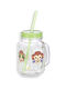 Innova Glass Water made of Glass with straw 450ml