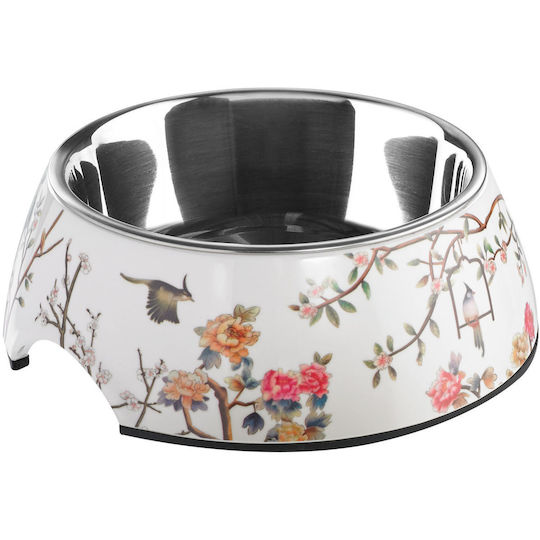 Hunter Stainless Steel Bowl Food for Dog & Cat 700ml in White Color