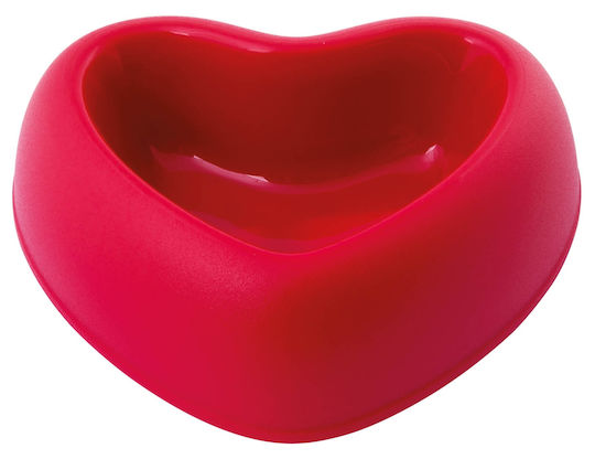 Georplast Plastik Futter- & Wasserschale für Hund & Katze 800ml 22cm in Rot