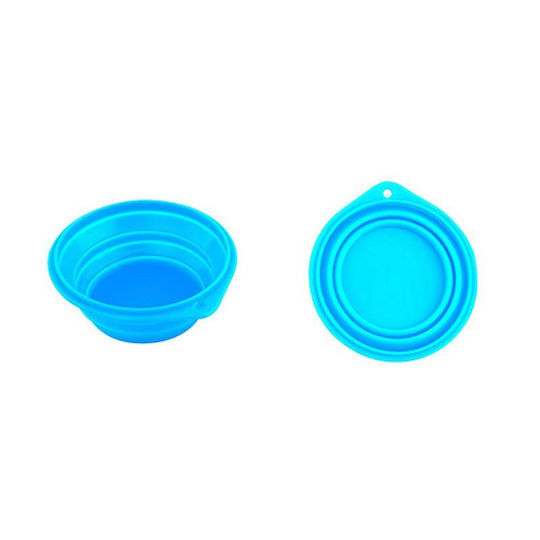 Pawise Schalen aus Silikon Futter & Wasser für Hund & Katze 2lt in Hellblau Farbe