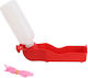 Nobleza Bottle Food & Water for Dog 250ml in Red Color