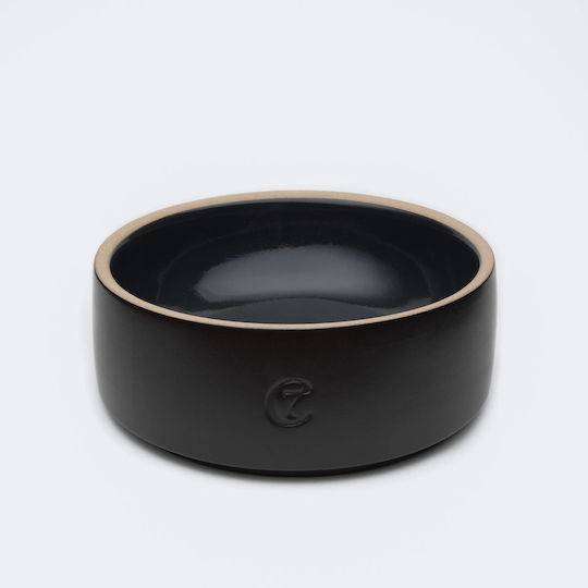 Cloud7 Keramik Schalen Futter für Hund 300ml 15cm in Schwarz Farbe