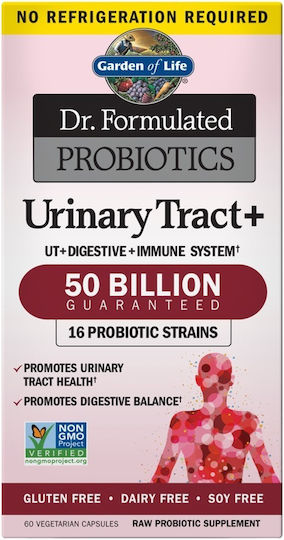 Garden Of Life Dr. Formulated Probiotics Urinary Tract+ Пробиотици 60 вегетариански капсули