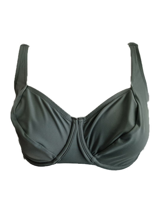 Cup Bikini Τριγωνάκι E Cup Χακι