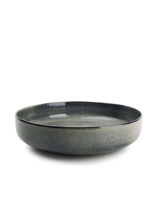 Salt & Pepper Meridian Meridian Πιάτο Βαθύ Κεραμικό Γκρι με Διάμετρο 28cm