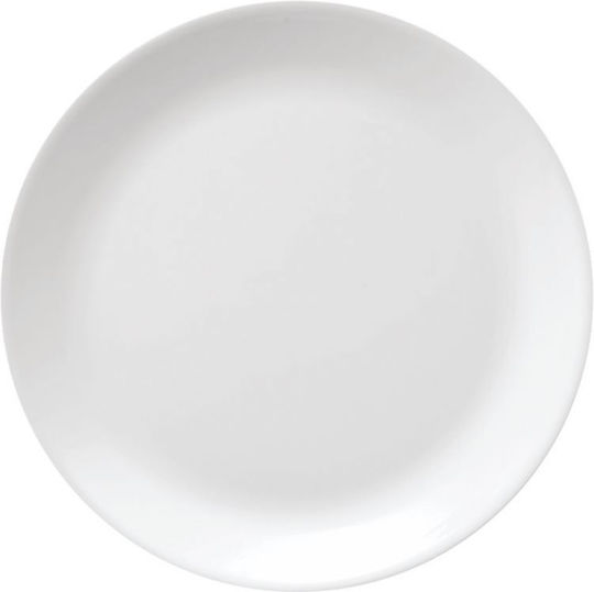 Servewell Teller Untiefe aus Melamin Weiß mit Durchmesser 32cm 6Stück