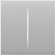 Ajax Systems Center Button 2-Gang Lighting Fron...