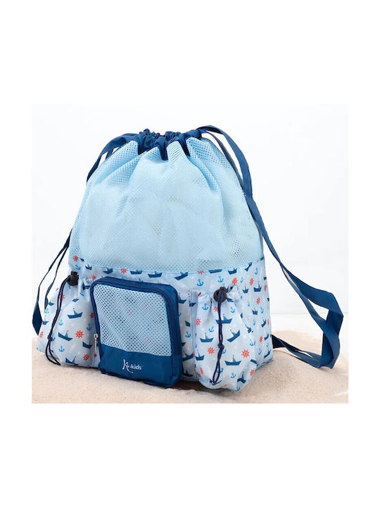 Kiokids Kinder Rucksack Strandtasche Blau 30cmx18cmx40cmcm