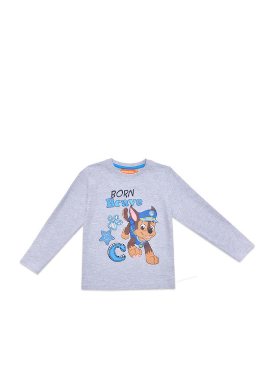 Nickelodeon Kids Blouse Long Sleeve Gray