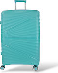 Playbags Large Suitcase H75cm Turquoise pp8004-28-aqua
