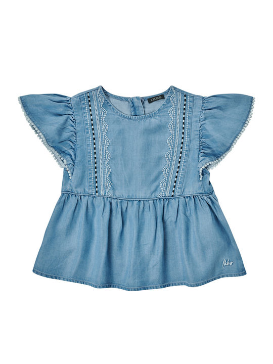 Kids' Shirt Short Sleeve Blue