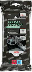 Lampa Wipes Cleaning for Interior Plastics - Dashboard with Scent Lemon 38414