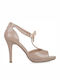Leder Sandalen Beige