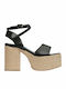 Damen Sandalen in Schwarz Farbe