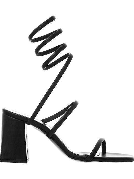Leather Sandals Black