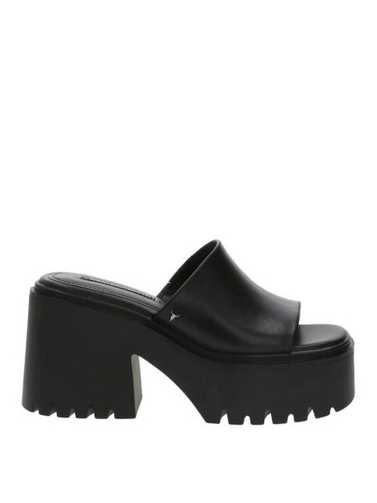 Windsor Smith Leder Damen Sandalen in Schwarz Farbe