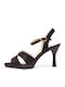 Leder Sandalen Schwarz