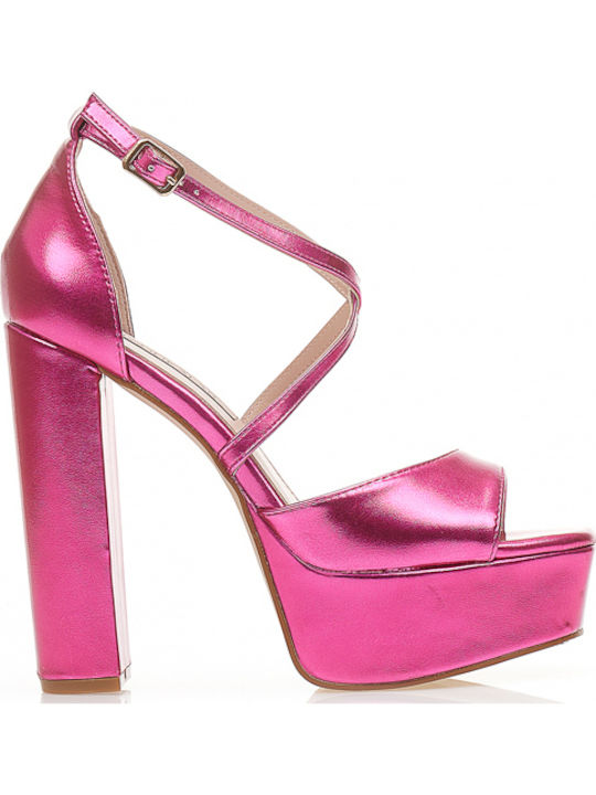 Tsoukalas Sandale Fuchsia