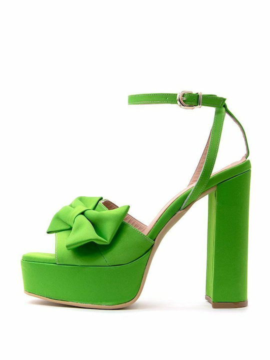Bacali Collection Πέδιλα Πράσινα Bacali Collection Πέδιλα Πράσινα