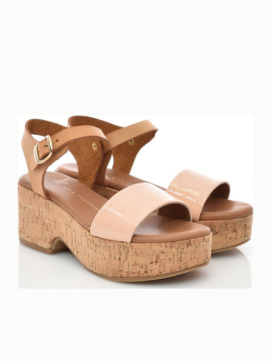 Aris Tsoubos Sandalen Rosa