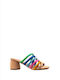 Arezzo Leather Women's Sandals Multicolour