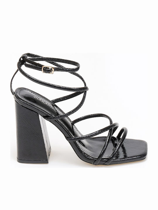 Diamantique Sandals Black