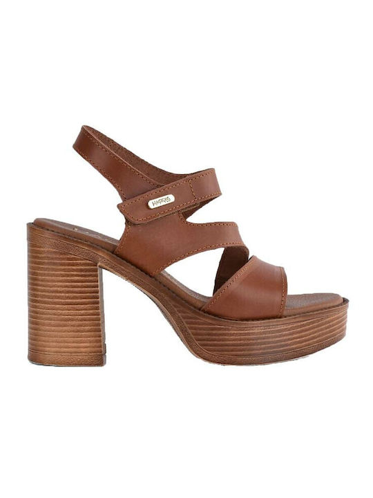 Harris Leather Sandals Tabac Brown