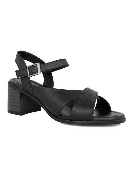 Gotsi Anatomic Anatomic Leather Women's Sandals Black 210