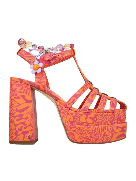 Sandalen Orange