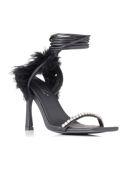 Sandals with Strass Black