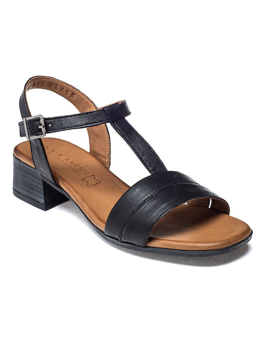 Air Anesis Leather Women's Sandals Black 1522