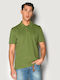 Brokers Jeans Men's Short Sleeve Blouse Polo Green