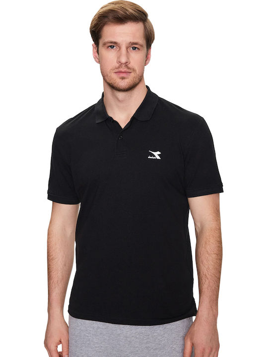 Polo Short Sleeve Blouse Black