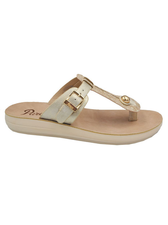 Parex Synthetic Leather Women's Sandals with Ankle Strap Beige