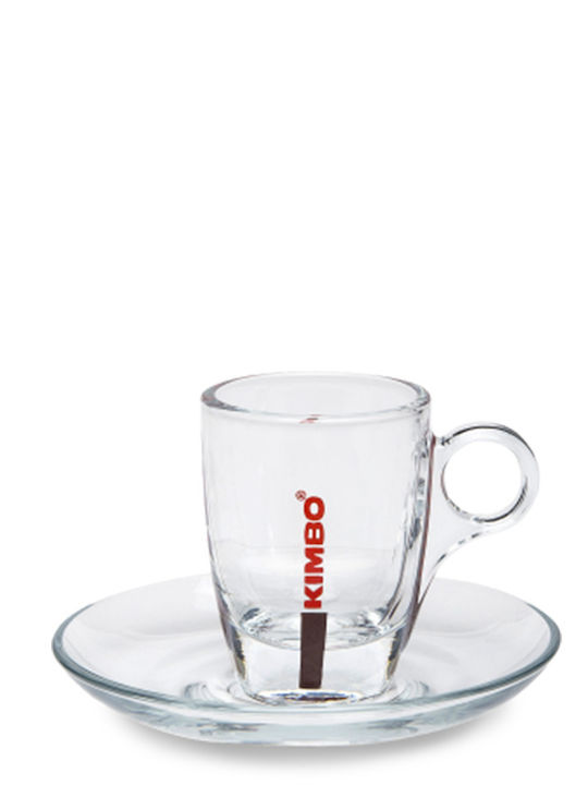 Kimbo Σετ Φλιτζάνια Espresso Γυάλινα Διάφανα 6τμχ