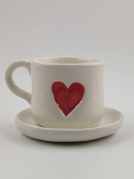 Ceramics-iliana Чаша Еспресо Керамика Бежов