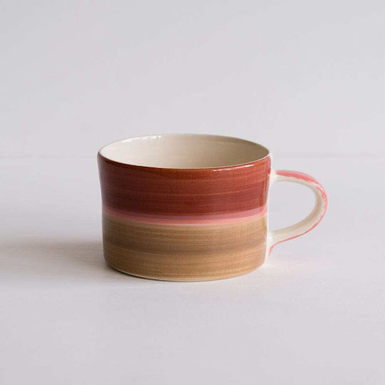 Tasse Kaffee Keramik Mehrfarbig